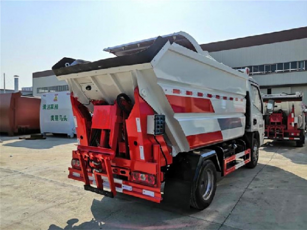 	躍進S70國六4方無泄漏自裝（後掛桶）卸式垃圾車