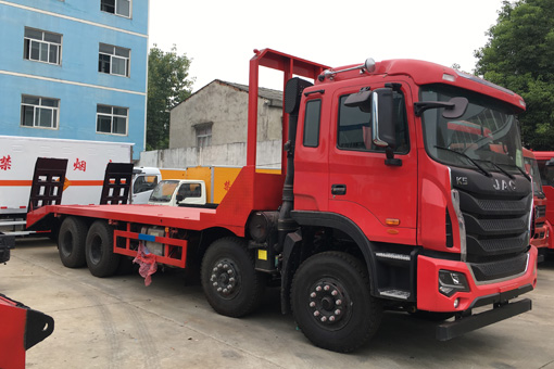 【國五】江淮K5前四後八挖機平板車